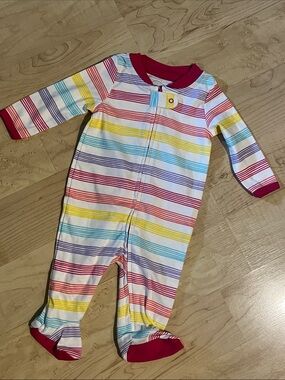 3 mo Lamaze Infant One-Piece Footed Sleeper - Organic Cotton -Multicolor